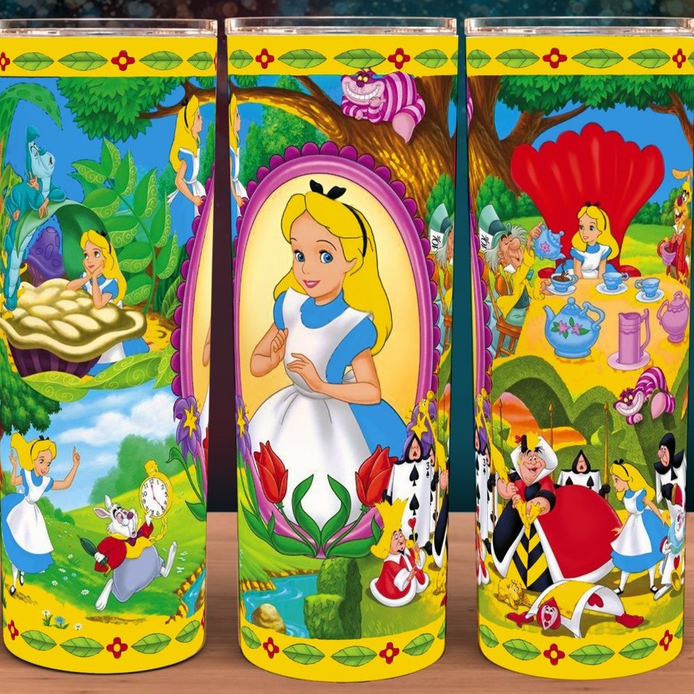 Alice in Wonderland Tumbler 20oz